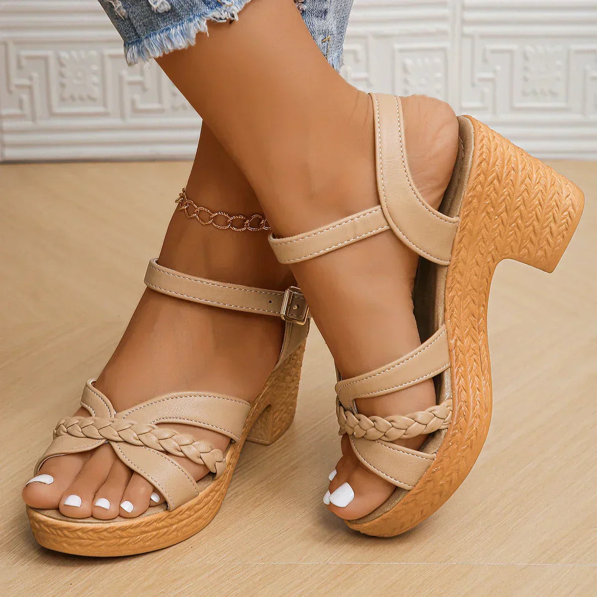 Solenza™| Orthopedic Mid Heel Sandals