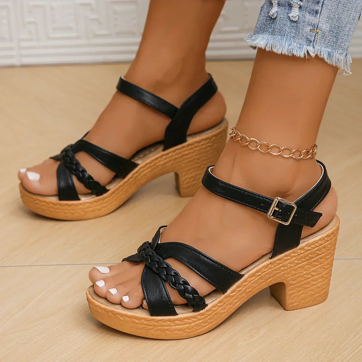 Solenza™| Orthopedic Mid Heel Sandals